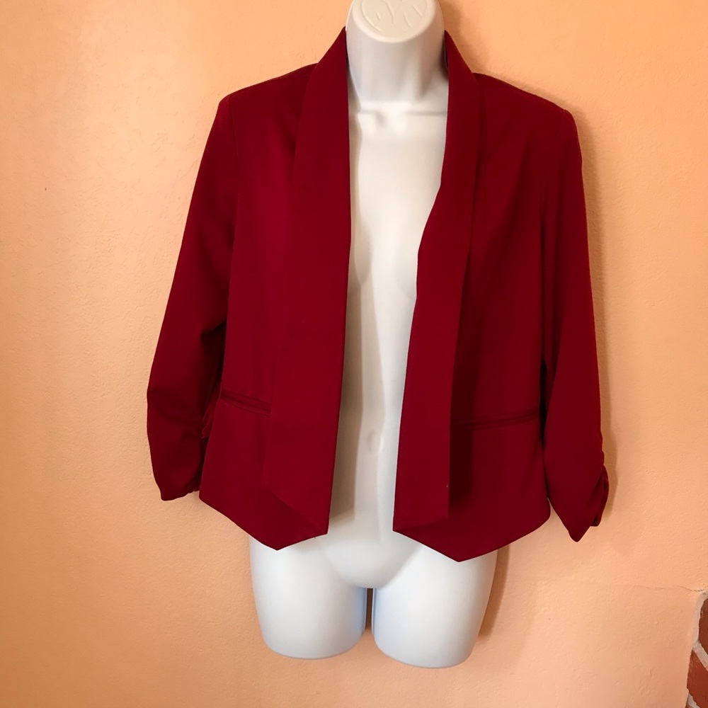 Burgundy Blazer